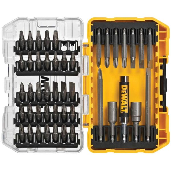 DEWALT Screwdriver Bit Set with Tough Case, 45-Piece