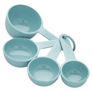 Kitchen Aid Measuring Cups, Set Of 4, Aqua Sky