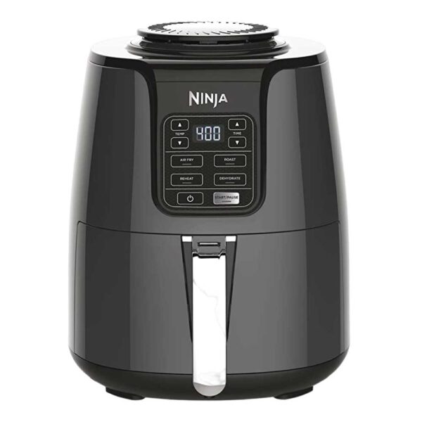 Ninja AF101 Air Fryer that Crisps, Roasts, Reheats, & Dehydrates, for Quick, Easy Meals, 4 Quart Capacity, Black/Grey