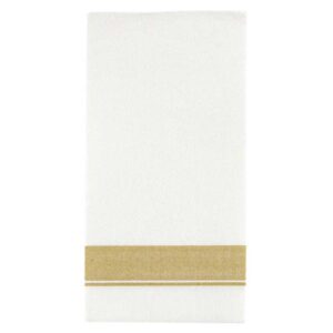 Paper Dinner Napkins | Gold Border | 50 Pcs